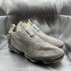 Size 13 Nike‎ Air VaporMax 2020 Flyknit Summit White Mens Sneaker CJ6740-100